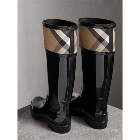 women's Burberry rain boots